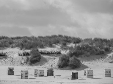 Kuzey Denizi 'ndeki Spiekeroog Adası
