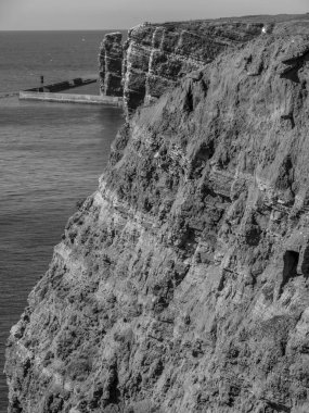 Kuzey denizindeki Alman adası Helgoland.