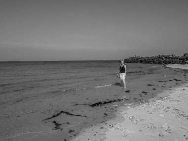 Kuzey denizindeki Alman adası Helgoland.