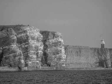 Kuzey denizindeki Alman adası Helgoland.