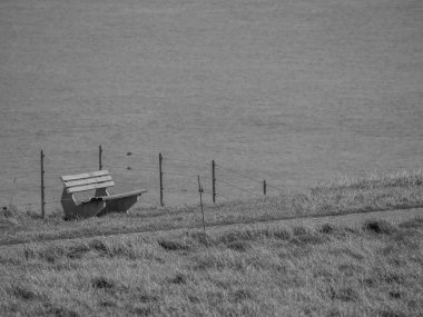 Kuzey denizindeki Alman adası Helgoland.