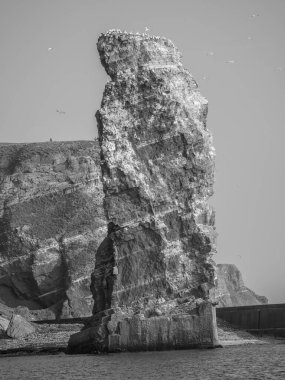 Kuzey denizindeki Alman adası Helgoland.