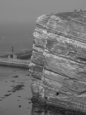 Kuzey denizindeki Alman adası Helgoland.