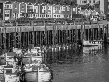 Kuzey denizindeki Alman adası Helgoland.