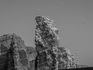 Kuzey denizindeki Alman adası Helgoland.