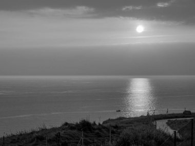 Kuzey denizindeki Alman adası Helgoland.
