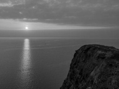 Kuzey denizindeki Alman adası Helgoland.