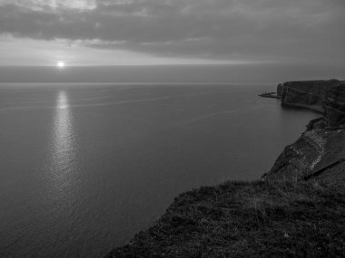 Kuzey denizindeki Alman adası Helgoland.