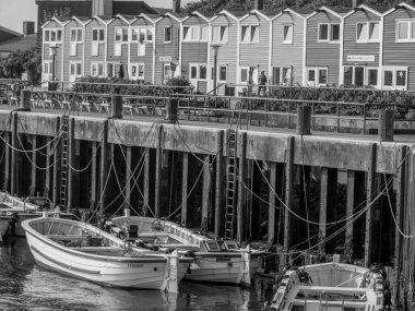 Kuzey denizindeki Alman adası Helgoland.
