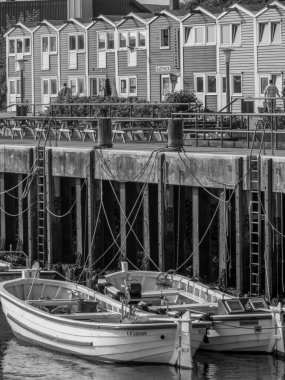 Kuzey denizindeki Alman adası Helgoland.