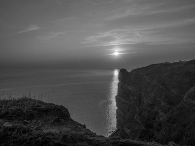 Kuzey denizindeki Alman adası Helgoland.