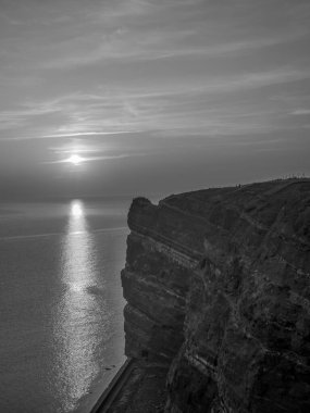 Kuzey denizindeki Alman adası Helgoland.