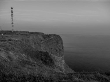 Kuzey denizindeki Alman adası Helgoland.