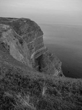 Kuzey denizindeki Alman adası Helgoland.