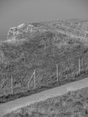 Kuzey denizindeki Alman adası Helgoland.