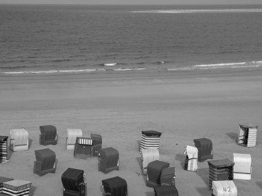 Kuzey denizindeki Borkum adası.