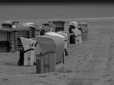 Kuzey denizindeki Borkum adası.