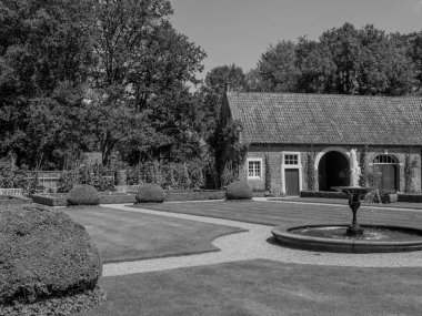 Alman muensterland 'inde eski bir kale