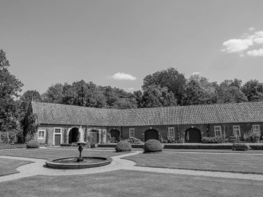 Alman muensterland 'inde eski bir kale