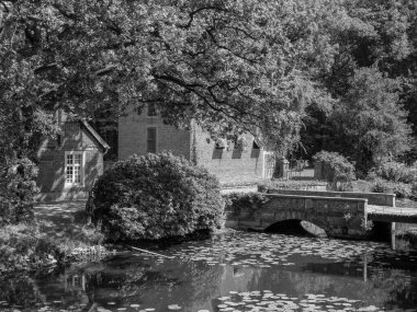 Alman muensterland 'inde eski bir kale