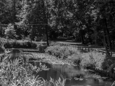 Alman muensterland 'inde eski bir kale