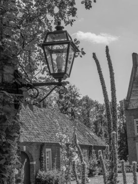 Alman muensterland 'inde eski bir kale