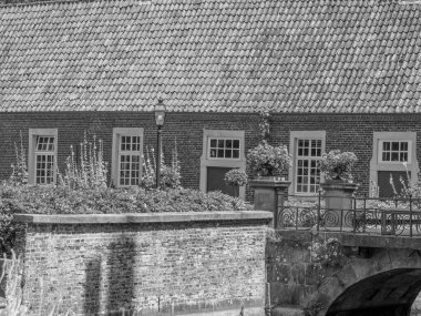 Alman muensterland 'inde eski bir kale