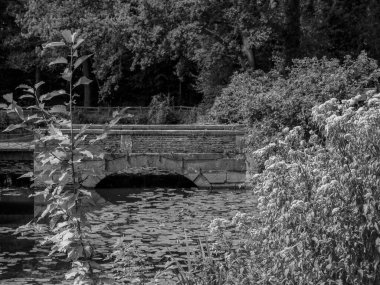 Alman muensterland 'inde eski bir kale