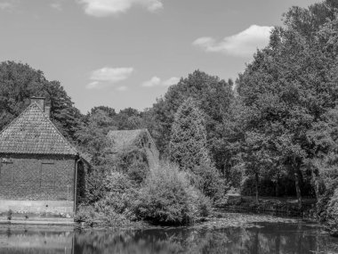 Alman muensterland 'inde eski bir kale
