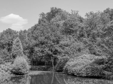 Alman muensterland 'inde eski bir kale