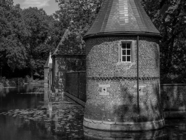 Alman muensterland 'inde eski bir kale