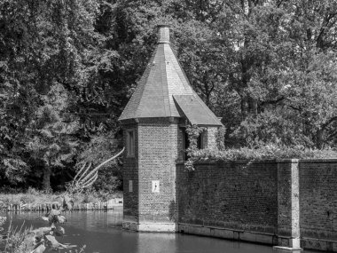 Alman muensterland 'inde eski bir kale