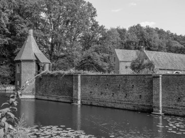 Alman muensterland 'inde eski bir kale