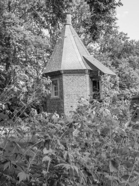 Alman muensterland 'inde eski bir kale