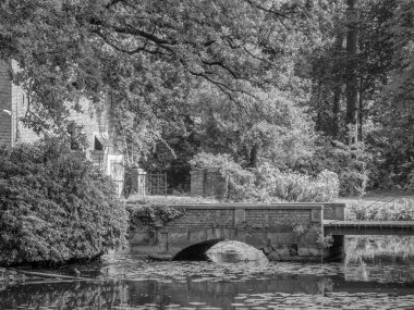 Alman muensterland 'inde eski bir kale