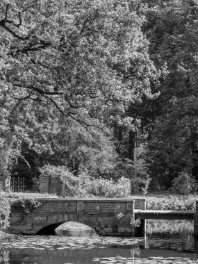 Alman muensterland 'inde eski bir kale