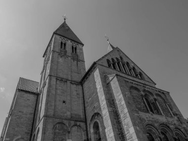 Alman muensterland 'inde eski bir kale