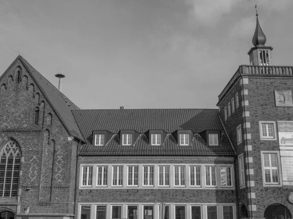 Alman muensterland 'inde Borken şehrinde bahar geldi.