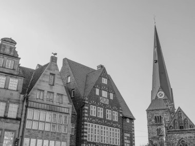 Weser nehrindeki Bremen şehri