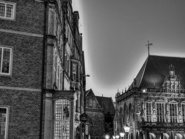 Weser nehrindeki Bremen şehri