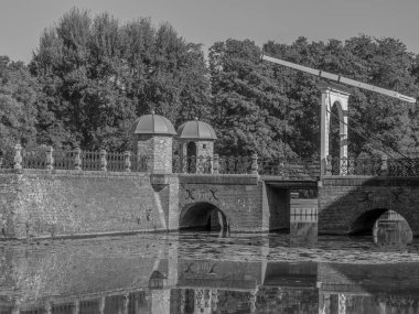 Almanya 'daki eski Anholt Kalesi