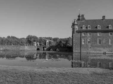 Almanya 'daki eski Anholt Kalesi