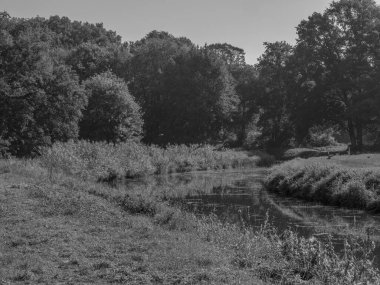 Almanya 'daki eski Anholt Kalesi