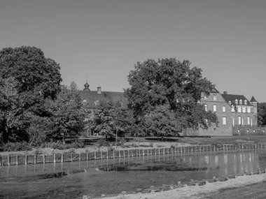 Almanya 'daki eski Anholt Kalesi