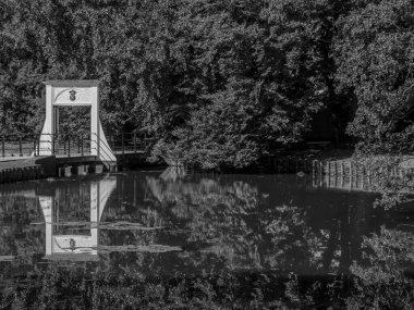 Almanya 'daki eski Anholt Kalesi