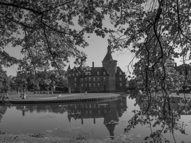 Almanya 'daki eski Anholt Kalesi