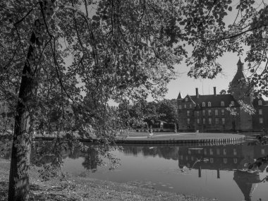 Almanya 'daki eski Anholt Kalesi