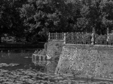 Almanya 'daki eski Anholt Kalesi