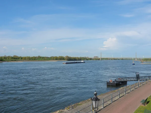 Rees River Rhine Germany — Zdjęcie stockowe