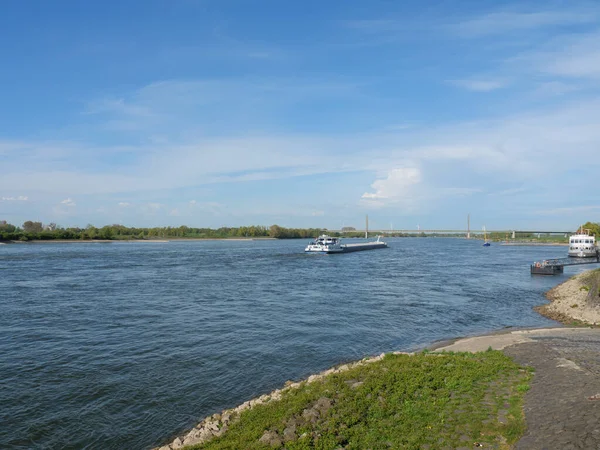 Rees River Rhine Germany — Zdjęcie stockowe